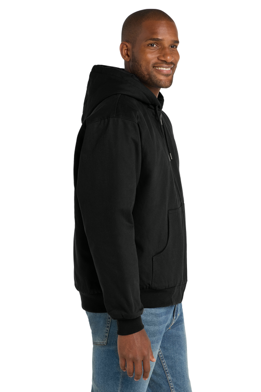 Tall Duck Cloth Hooded Work Jacket