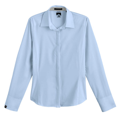 Women's Executive 4-Way Stretch Solid Button Up