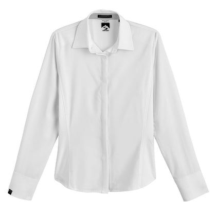 Women's Executive 4-Way Stretch Solid Button Up