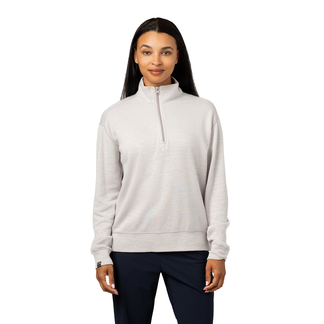 Women's Shoreliner Cotton/Bamboo Blend Quarter Zip