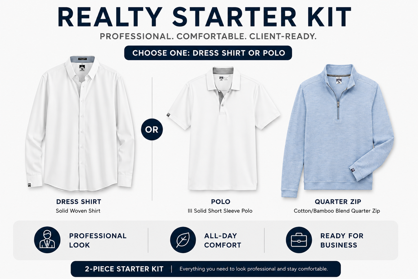 Realty Starter Kit-Men's 2 Piece