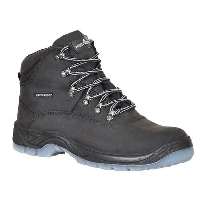 Steel Leather Ankle Boot
