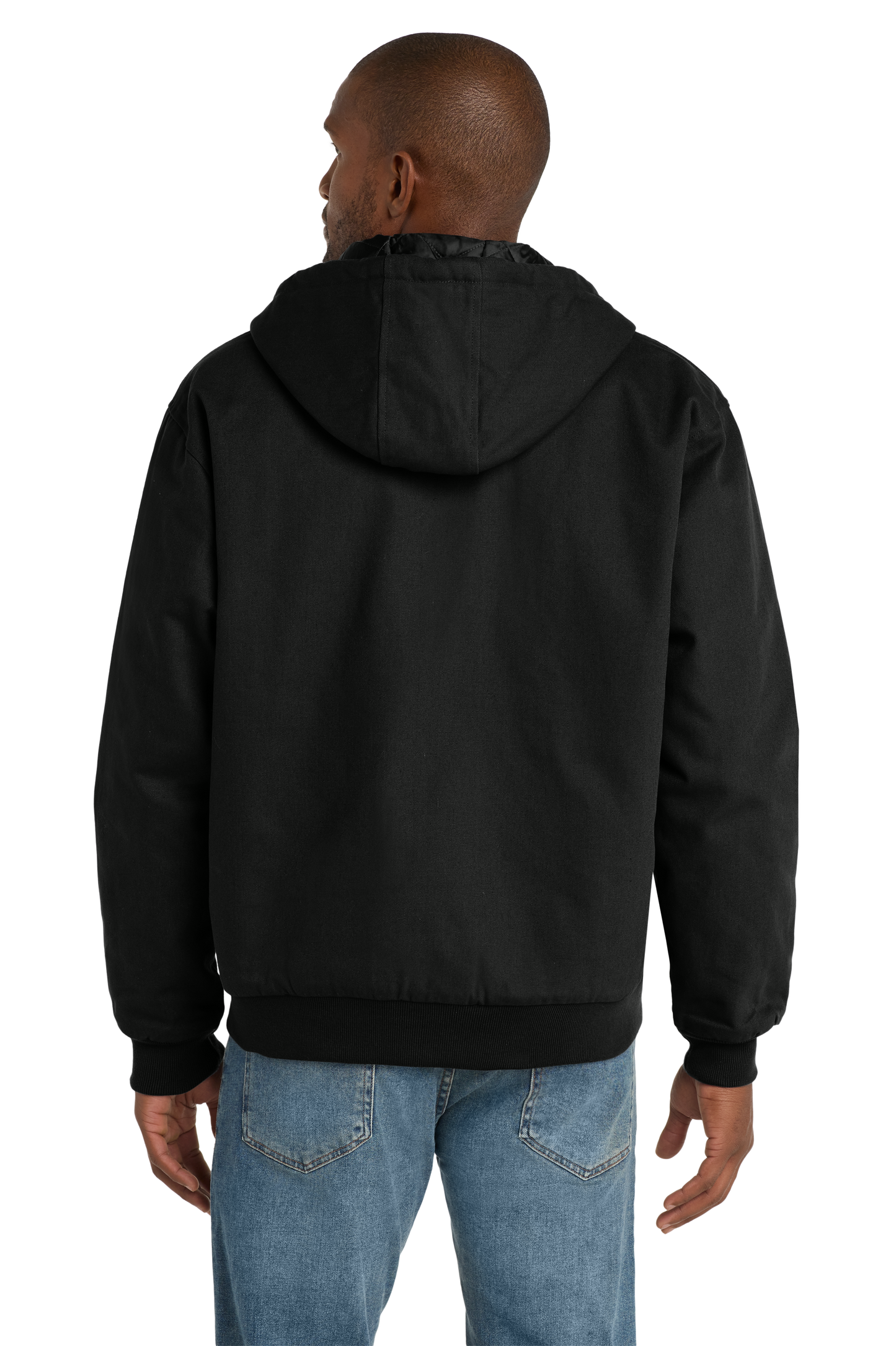 Duck Cloth Hooded Work Jacket