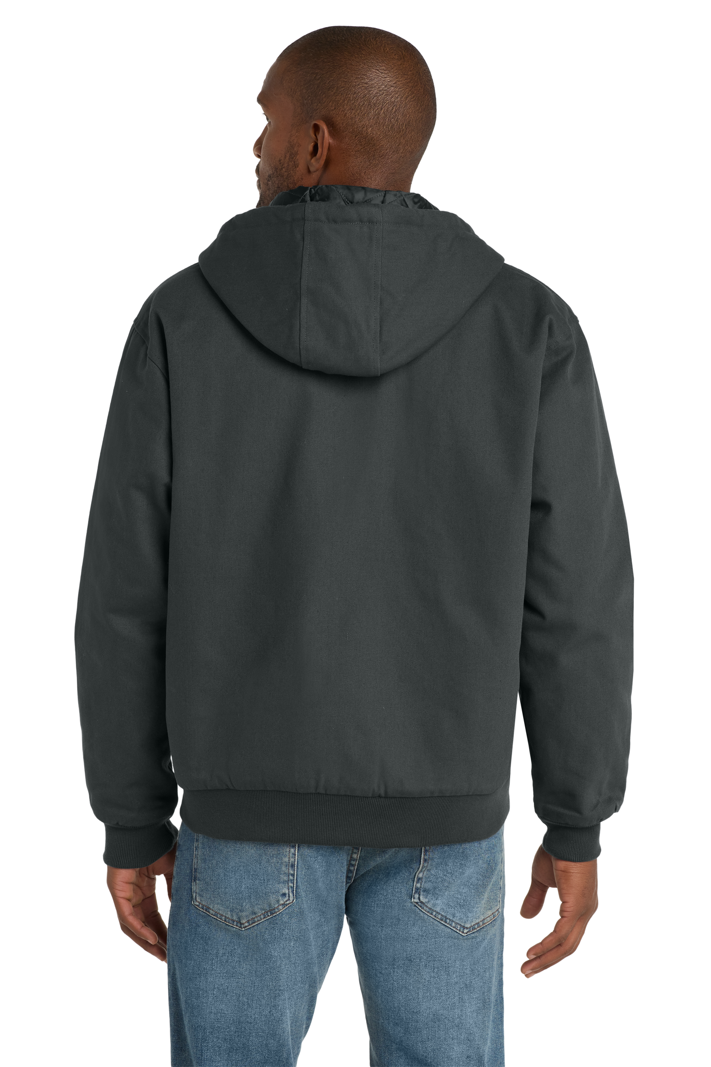 Duck Cloth Hooded Work Jacket