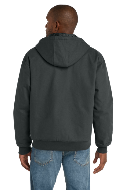 Duck Cloth Hooded Work Jacket