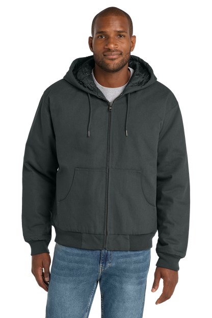 Duck Cloth Hooded Work Jacket
