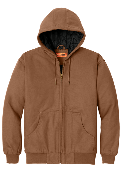 Duck Cloth Hooded Work Jacket