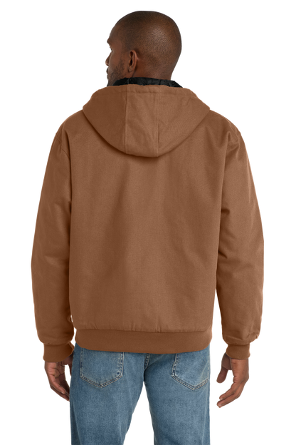 Duck Cloth Hooded Work Jacket