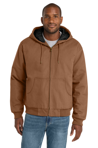 Duck Cloth Hooded Work Jacket
