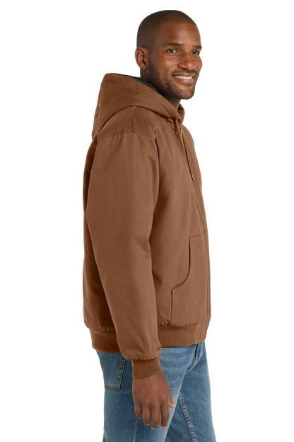 Duck Cloth Hooded Work Jacket