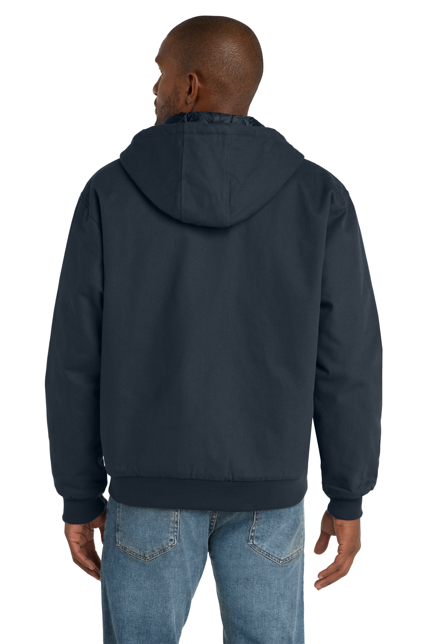 Duck Cloth Hooded Work Jacket
