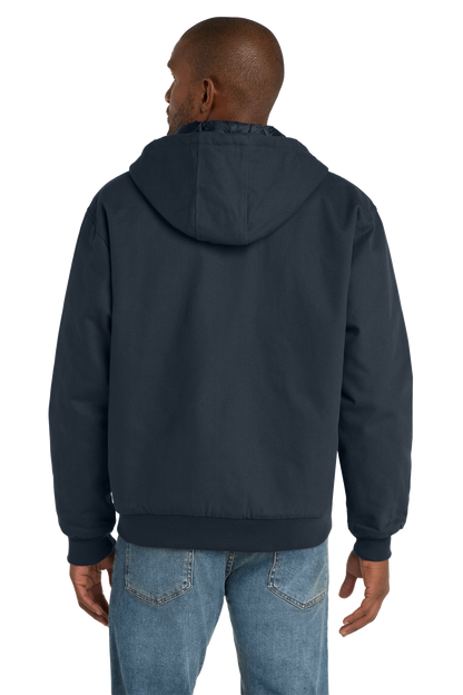 Duck Cloth Hooded Work Jacket