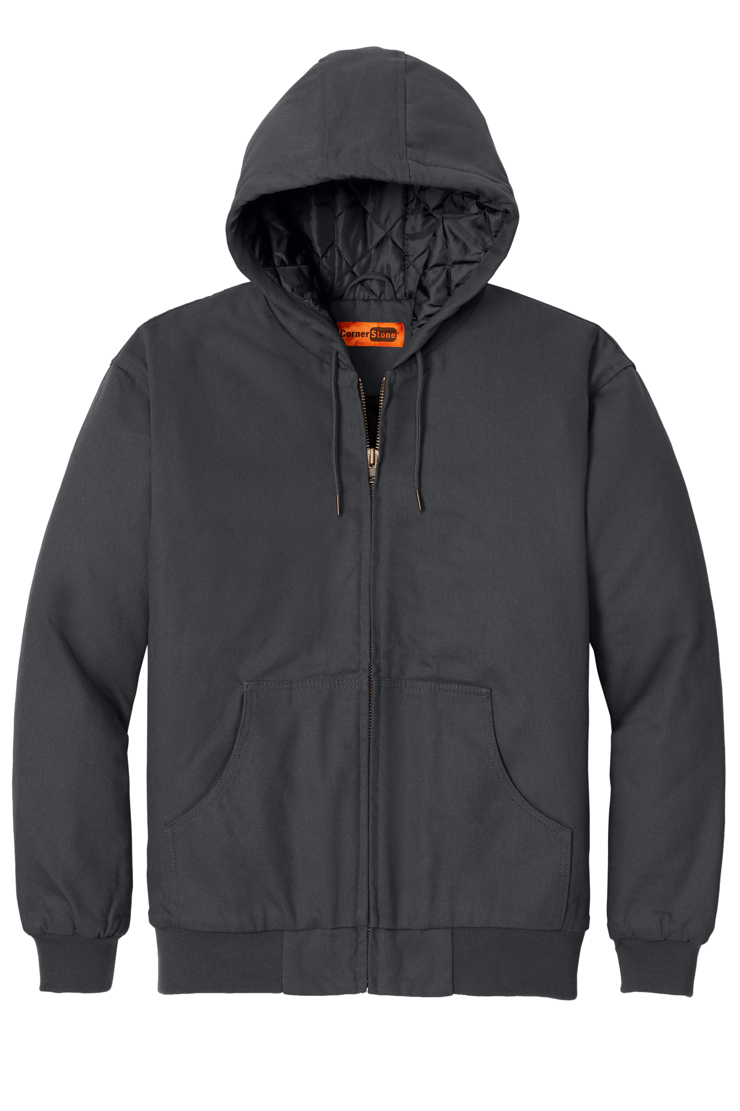 Duck Cloth Hooded Work Jacket