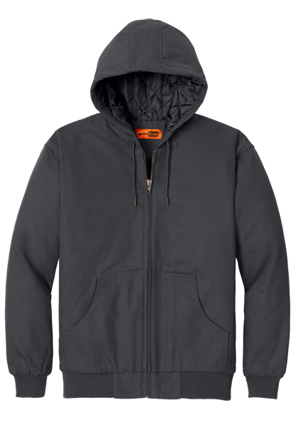 Duck Cloth Hooded Work Jacket