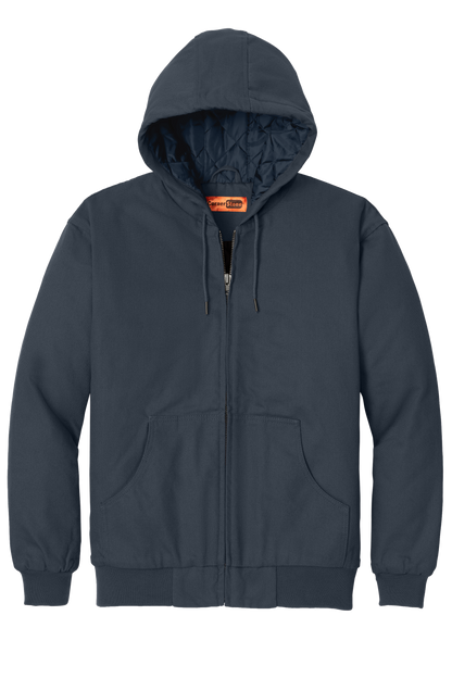 Duck Cloth Hooded Work Jacket